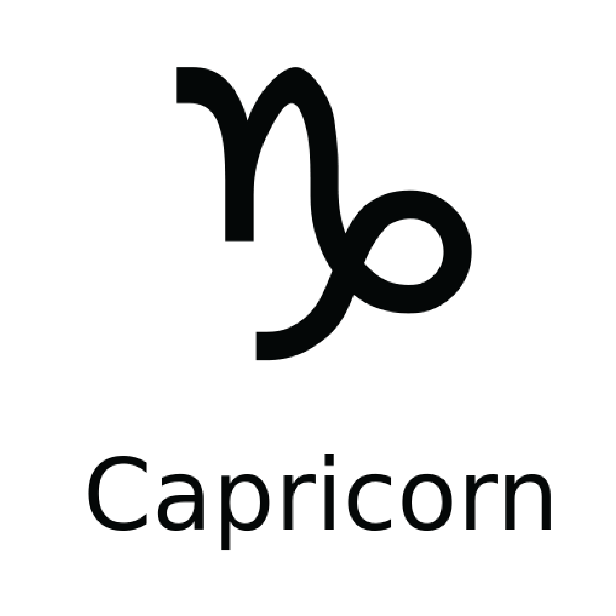 Capricorn symbol