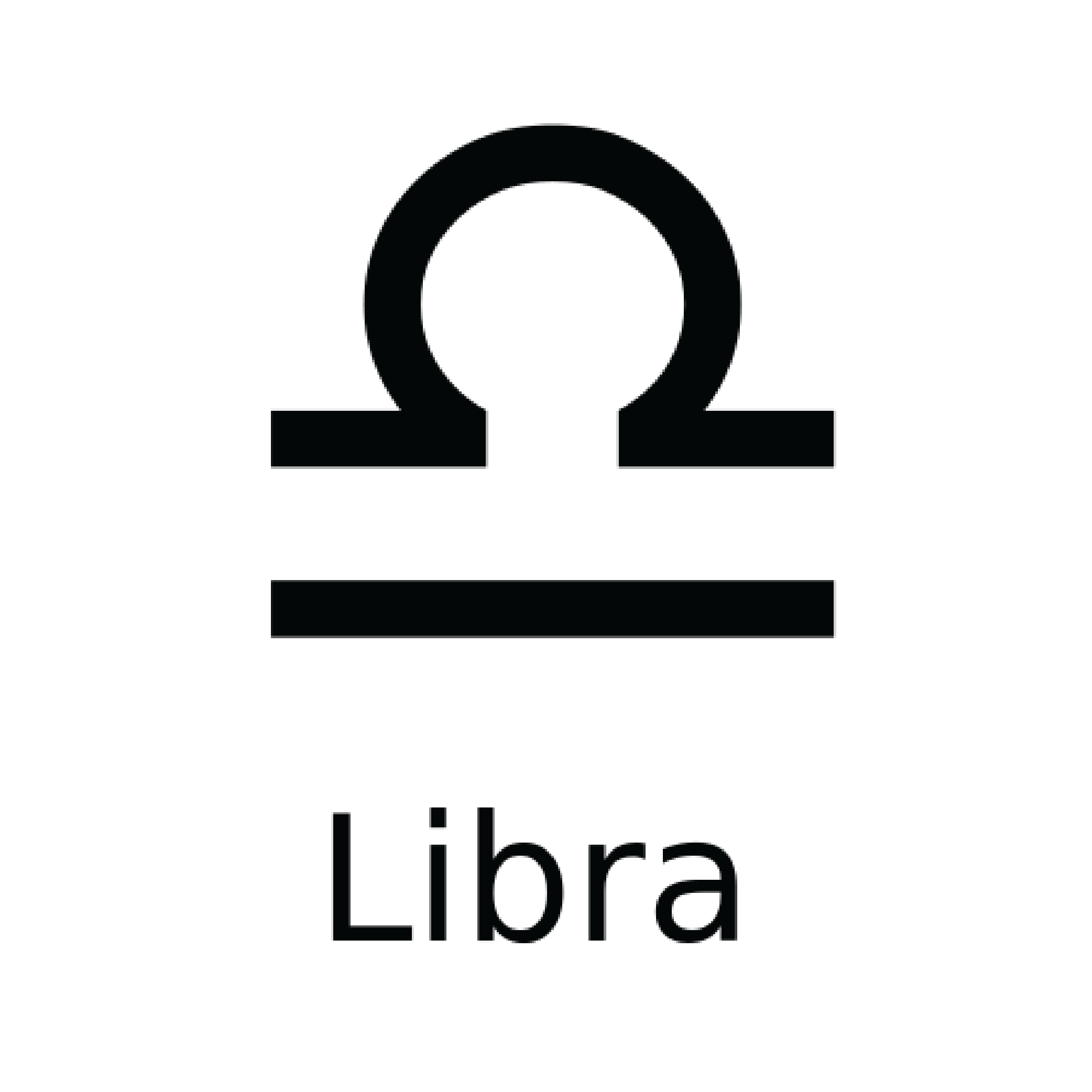 Libra symbol