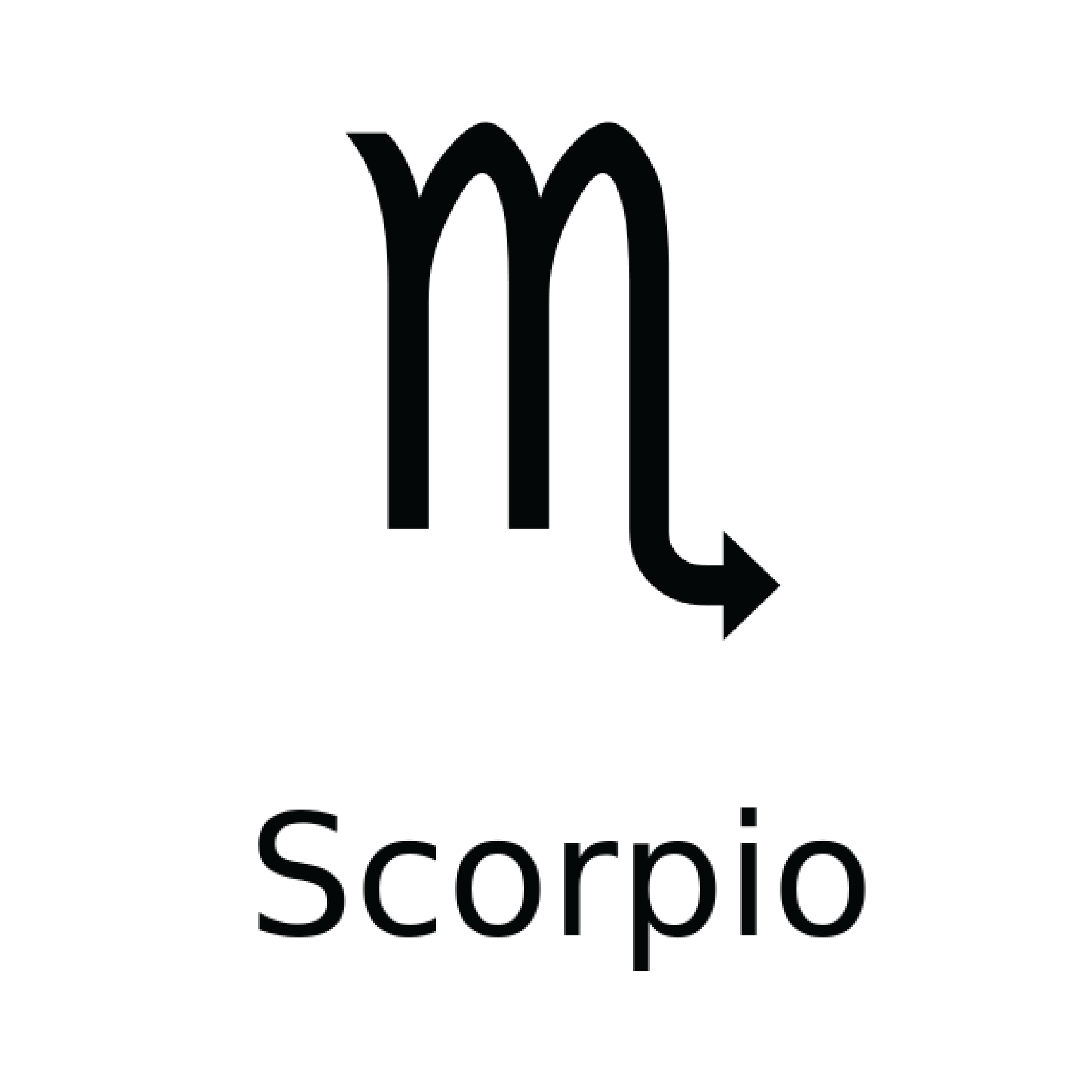 Scorpio symbol